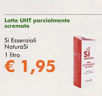 NaturaSí Latte UHT parzialmente oferta