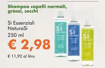 NaturaSí Shampoo capelli normali, grassi, secchi oferta