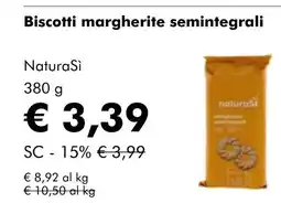 NaturaSí Biscotti margherite semintegrali oferta