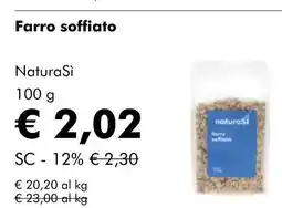 NaturaSí Farro soffiato oferta