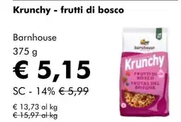NaturaSí Krunchy frutti di bosco oferta