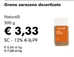 NaturaSí Grano saraceno decorticato oferta
