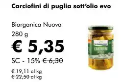 NaturaSí Carciofini di puglia sott'olio evo oferta