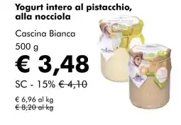 NaturaSí Yogurt intero al pistacchio, alla nocciola oferta