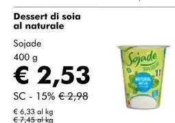 NaturaSí Dessert di soia al naturale oferta