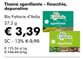 NaturaSí Tisana sgonfiante - finocchio, depurativa oferta