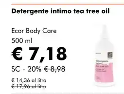 NaturaSí Detergente intimo tea tree oil oferta