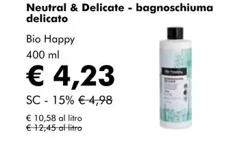 NaturaSí Neutral & Delicate - bagnoschiuma delicato oferta
