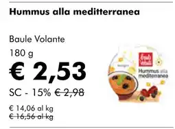 NaturaSí Hummus alla mediterranea oferta