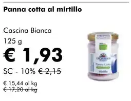 NaturaSí Panna cotta al mirtillo oferta