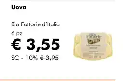 NaturaSí Uova Bio Fattorie d'Italia oferta