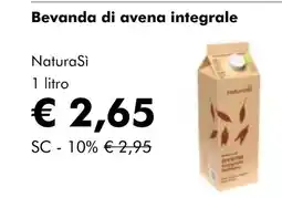 NaturaSí Bevanda di avena integrale oferta