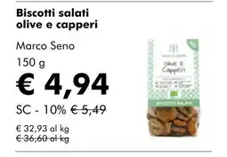 NaturaSí Biscotti salati olive e capperi oferta