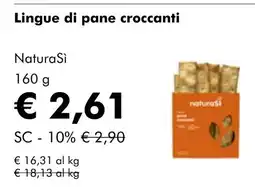NaturaSí Lingue di pane croccanti oferta