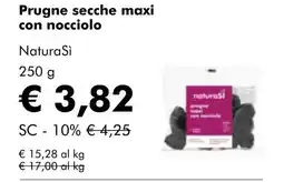 NaturaSí Prugne secche maxi con nocciolo oferta