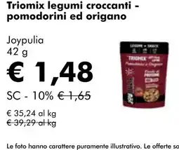 NaturaSí Triomix legumi croccanti - pomodorini ed origano oferta