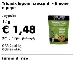 NaturaSí Triomix legumi croccanti - limone oferta