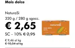 NaturaSí Mais dolce oferta