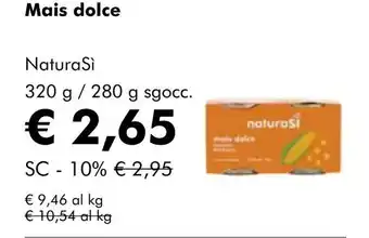 NaturaSí Mais dolce oferta