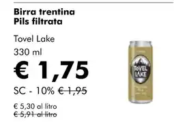 NaturaSí Birra trentina Pils filtrata oferta
