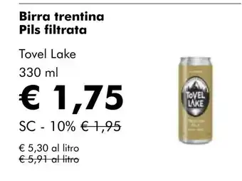 NaturaSí Birra trentina Pils filtrata oferta