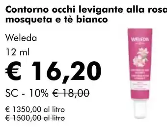 NaturaSí Contorno occhi levigante alla rosa mosqueta e tè bianco oferta