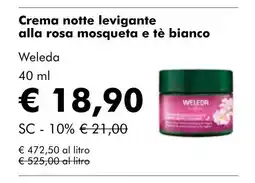 NaturaSí Crema notte levigante alla rosa mosqueta e tè bianco oferta