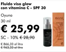 NaturaSí Fluido viso glow con vitamina C - SPF 30 oferta