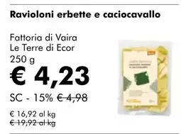 NaturaSí Ravioloni erbette e caciocavallo oferta