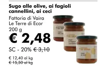 NaturaSí Sugo alle olive, ai fagioli cannellini, ai ceci oferta
