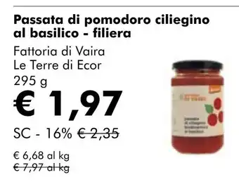 NaturaSí Passata di pomodoro ciliegino oferta