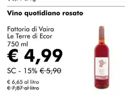 NaturaSí Vino quotidiano rosato oferta