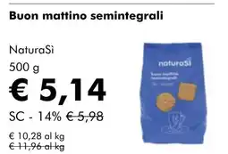 NaturaSí Buon mattino semintegrali oferta