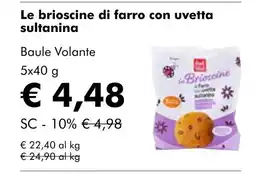 NaturaSí Le brioscine di farro con uvetta sultanina oferta