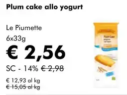 NaturaSí Plum cake allo yogurt oferta