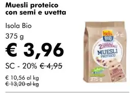 NaturaSí Muesli proteico con semi e uvetta oferta