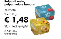 NaturaSí Polpa di mela polpa mela e banana oferta
