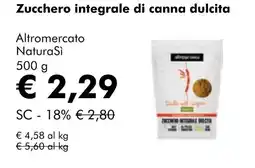NaturaSí Zucchero integrale di canna dulcita oferta