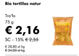 NaturaSí Bio tortillas natur oferta