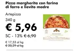 NaturaSí Pizza margherita con farina di farro e lievito madre oferta