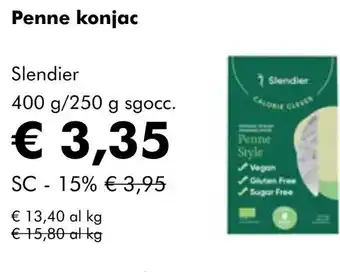NaturaSí Penne konjac oferta