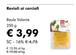 NaturaSí Ravioli ai carciofi oferta