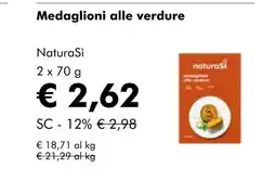 NaturaSí Medaglioni alle verdure oferta