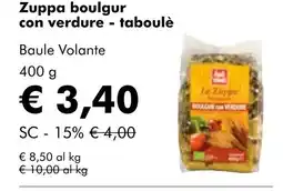 NaturaSí Zuppa boulgur con verdure - taboulè oferta