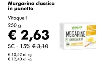 NaturaSí Margarina classica in panetto oferta