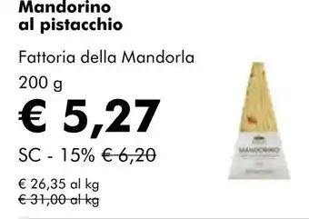 NaturaSí Mandorino al pistacchio oferta