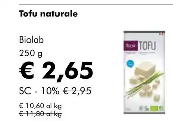 NaturaSí Tofu naturale oferta