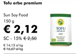 NaturaSí Tofu erbe premium oferta