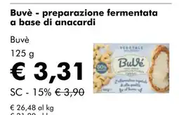 NaturaSí Buvè - preparazione fermentata a base di anacardi oferta