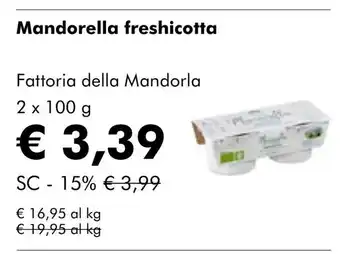 NaturaSí Mandorella freshicotta oferta